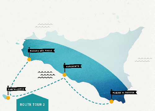 Route Tour 2 - Sicilia Meridionale & Pantelleria